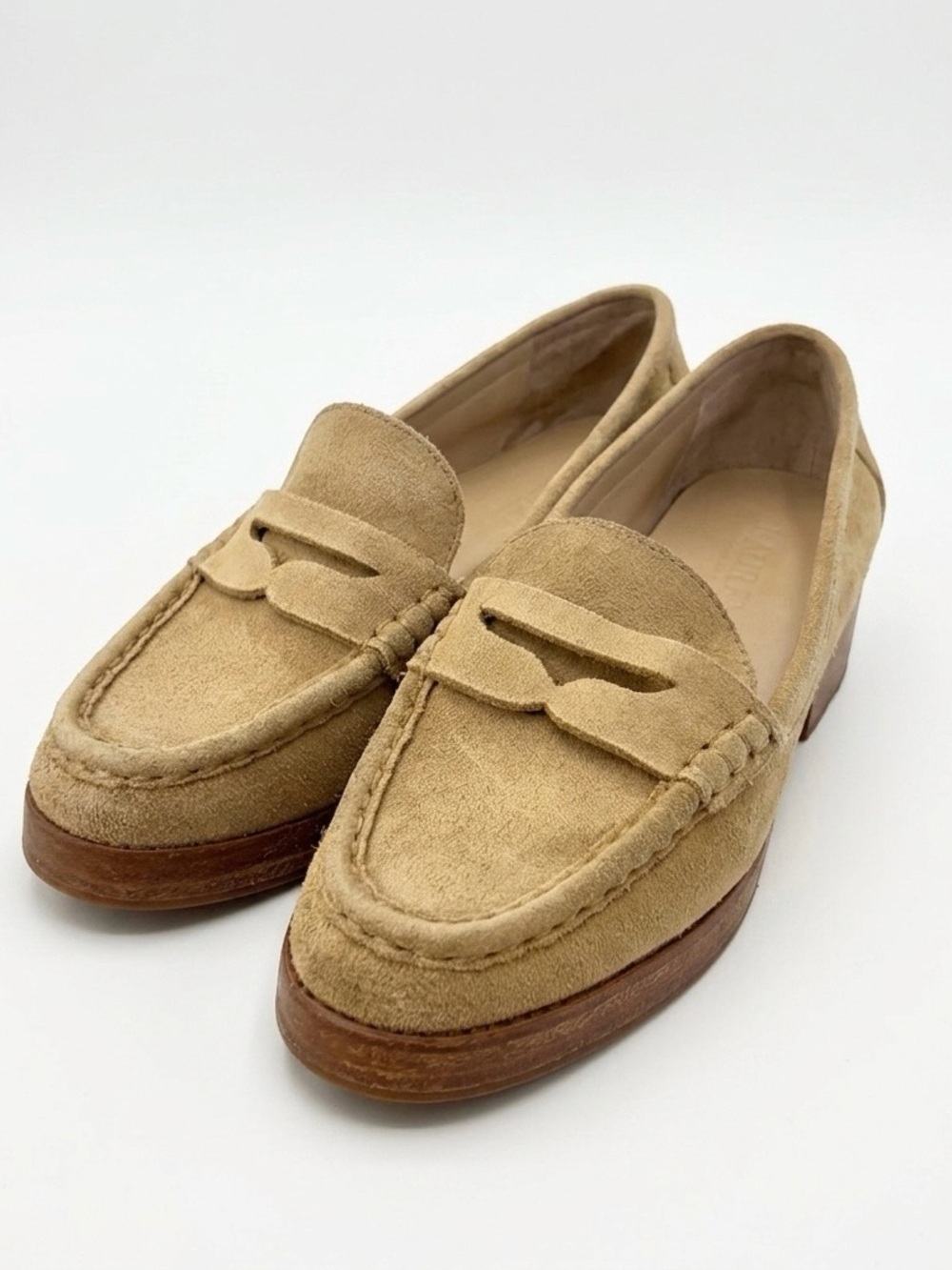 Lauren Ralph Lauren Beige Suede Loafers US 7
